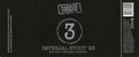 Zwarte Parochie, Imperial Stout '23 Whiskey Infused Peated