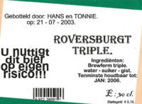 Amateurs, Roversburgt Triple