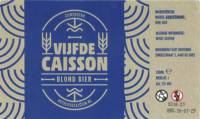 Slot Oostende, Vijfde Caisson Blond Bier