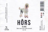 Buitenlandse bieren voor Nederlandse markt (etiket Nederlandse plaatsnaam), H&ocirc;rs Blond