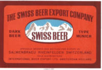 Geïmporteerd buitenlands bier - Nederlandse importeur en NL opmaak, Swiss Beer Dark Beer
