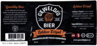 Brouwerij Jeronymo, Geweldig Bier Lekker Tripel Brouwerij Jeronymo, Geweldig Bier Lekker Tripel