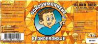 Schoonmanneke, Blonderonsje Schoonmanneke, Blonderonsje