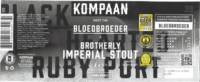 Kompaan Dutch Craft Beer Company, Bloedbroeder Brotherly Imperial Stout