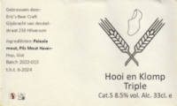 Eric's Beer Craft (EBC), Hooi en Klomp Triple