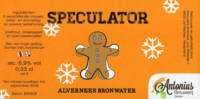 Brouwerij Antonius, Speculator Alvernees Bronwater Brouwerij Antonius, Speculator Alvernees Bronwater