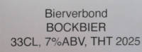 Bierverbond, Bockbier