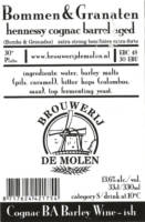 Brouwerij De Molen, Bommen & Granaten Cognac BA Barley Wine - Ish