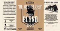 Bierbrouwerij Maallust, 'De Klerelijer' Sterck Blond Bier