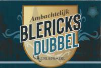 Buitenlandse bieren voor Nederlandse markt (etiket Nederlandse plaatsnaam), Blericks Dubbel