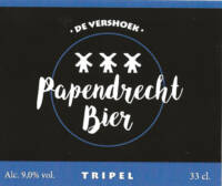 Buitenlandse bieren voor Nederlandse markt (etiket Nederlandse plaatsnaam), Papendrecht Bier Tripel