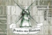 Buitenlandse bieren voor Nederlandse markt (etiket Nederlandse plaatsnaam), De molen van Makkum Tripel