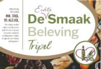 Buitenlandse bieren voor Nederlandse markt (etiket Nederlandse plaatsnaam), De echte Smaakbeleving Tripel