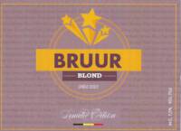 Buitenlandse bieren voor Nederlandse markt (etiket Nederlandse plaatsnaam), Bruur Blond