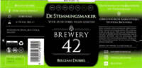 Brewery 42, De Stemmingsmaker Belgian Dubbel