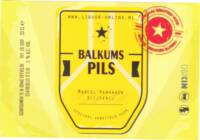 Buitenlandse bieren voor Nederlandse markt (etiket Nederlandse plaatsnaam), Balkums Pils