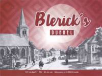 Buitenlandse bieren voor Nederlandse markt (etiket Nederlandse plaatsnaam), Blerick's Dubbel