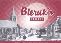 Buitenlandse bieren voor Nederlandse markt (etiket Nederlandse plaatsnaam), Blerick's Dubbel