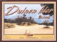 Buitenlandse bieren voor Nederlandse markt (etiket Nederlandse plaatsnaam), Duinen bier Blond