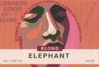 Buitenlandse bieren voor Nederlandse markt (etiket Nederlandse plaatsnaam), (The Green Elephant) Blond Elephant