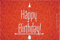 Buitenlandse bieren voor Nederlandse markt (etiket Nederlandse plaatsnaam), Happy Birthday
