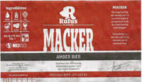 Brouwerij Rufus, Macker Amber Bier