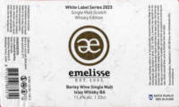 Brouwerij Emelisse, White Label Barley Wine Single Malt Islay Whisky BA