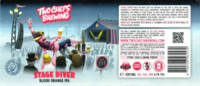 Two Chefs Brewing, Stage Diver Blood Orange IPA