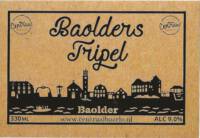 Buitenlandse bieren voor Nederlandse markt (etiket Nederlandse plaatsnaam), Baolders Tripel