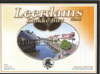 Buitenlandse bieren voor Nederlandse markt (etiket Nederlandse plaatsnaam), Leerdams Klokke Bier Blond