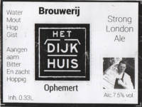 Brouwerij Het Dijkhuis, Strong London Ale