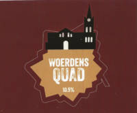 Buitenlandse bieren voor Nederlandse markt (etiket Nederlandse plaatsnaam), Woerdens Quad