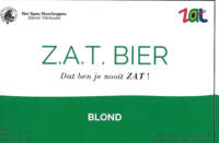Buitenlandse bieren voor Nederlandse markt (etiket Nederlandse plaatsnaam), Z.A.T. Bier Blond