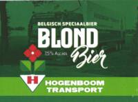Buitenlandse bieren voor Nederlandse markt (etiket Nederlandse plaatsnaam), Hogenboom Transport Blond Bier