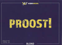 Buitenlandse bieren voor Nederlandse markt (etiket Nederlandse plaatsnaam), Proost Blond