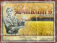 Buitenlandse bieren voor Nederlandse markt (etiket Nederlandse plaatsnaam), Balkum's Blond