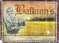 Buitenlandse bieren voor Nederlandse markt (etiket Nederlandse plaatsnaam), Balkum's Dubbel