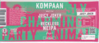 Kompaan Dutch Craft Beer Company, Juicy Joker Kompaan Dutch Craft Beer Company, Juicy Joker