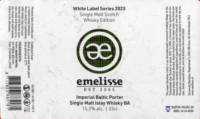 Brouwerij Emelisse, White Label Imperial Baltic Porter Single Malt Islay Whisky BA
