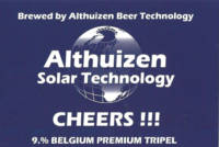 Buitenlandse bieren voor Nederlandse markt (etiket Nederlandse plaatsnaam), Cheers!!! Belgium Premium Tripel