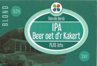 Buitenlandse bieren voor Nederlandse markt (etiket Nederlandse plaatsnaam), IPA Beer oet d'r Kakert Blond