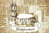 Buitenlandse bieren voor Nederlandse markt (etiket Nederlandse plaatsnaam), Stephanuskerk Bok
