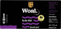 Woal Brouwers, Krib 888 Quadrupel Woal Brouwers, Krib 888 Quadrupel