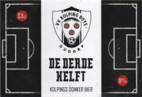 Buitenlandse bieren voor Nederlandse markt (etiket Nederlandse plaatsnaam), Kolpings Donker Bier De Derde Helft