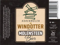 Buitenlandse bieren voor Nederlandse markt (etiket Nederlandse plaatsnaam), Korenmolen de Windotter Molensteen Bier
