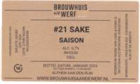 Brouwhuis aan de Werf, #21 Sake