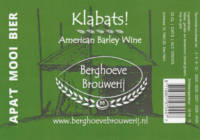 Berghoeve Brouwerij, Klabats! American Barley Wine