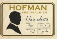 Buitenlandse bieren voor Nederlandse markt (etiket Nederlandse plaatsnaam), Hofman Wit