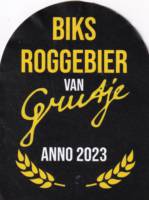 Bierbrouwerij De Roos Anno 1877, Biks Roggebier van Gruitje