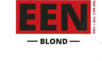 Buitenlandse bieren voor Nederlandse markt (etiket Nederlandse plaatsnaam), Een Blond